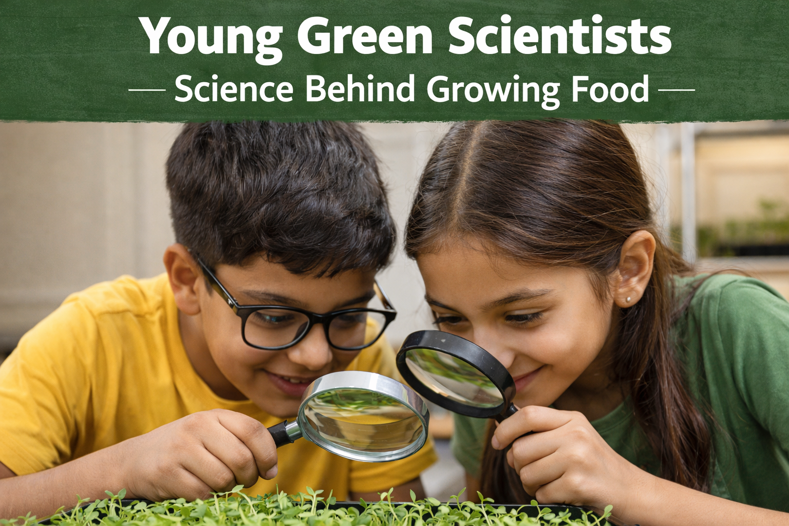 🔬Young Green Scientists - Science Behind Growing Food