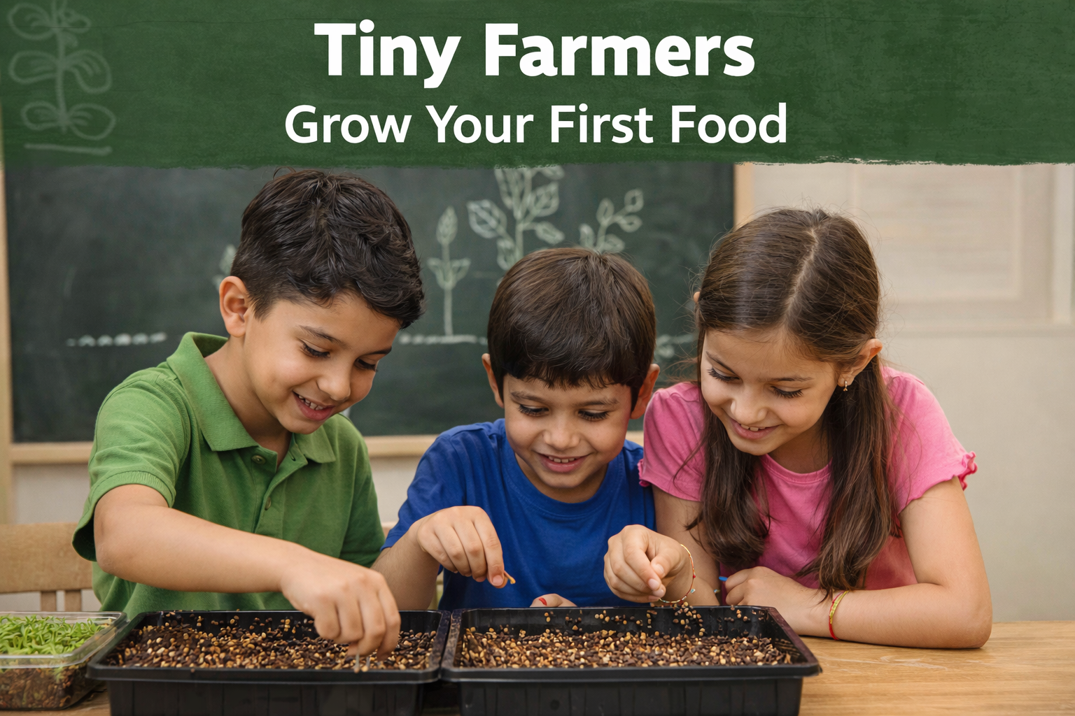 🌱 Tiny Farmers - Grow Your First Food